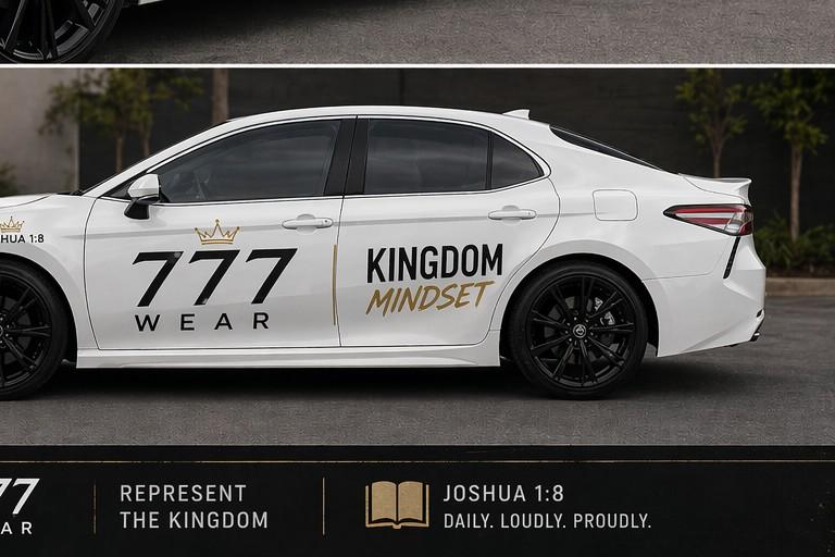 777 Faith Wear — Kingdom Mindset side profile
