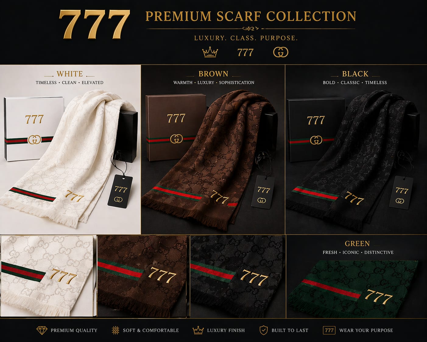 777 Scarf — alternate weave