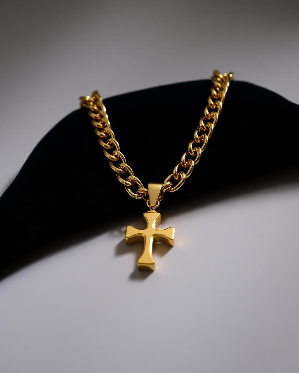 Gold Cross Chain