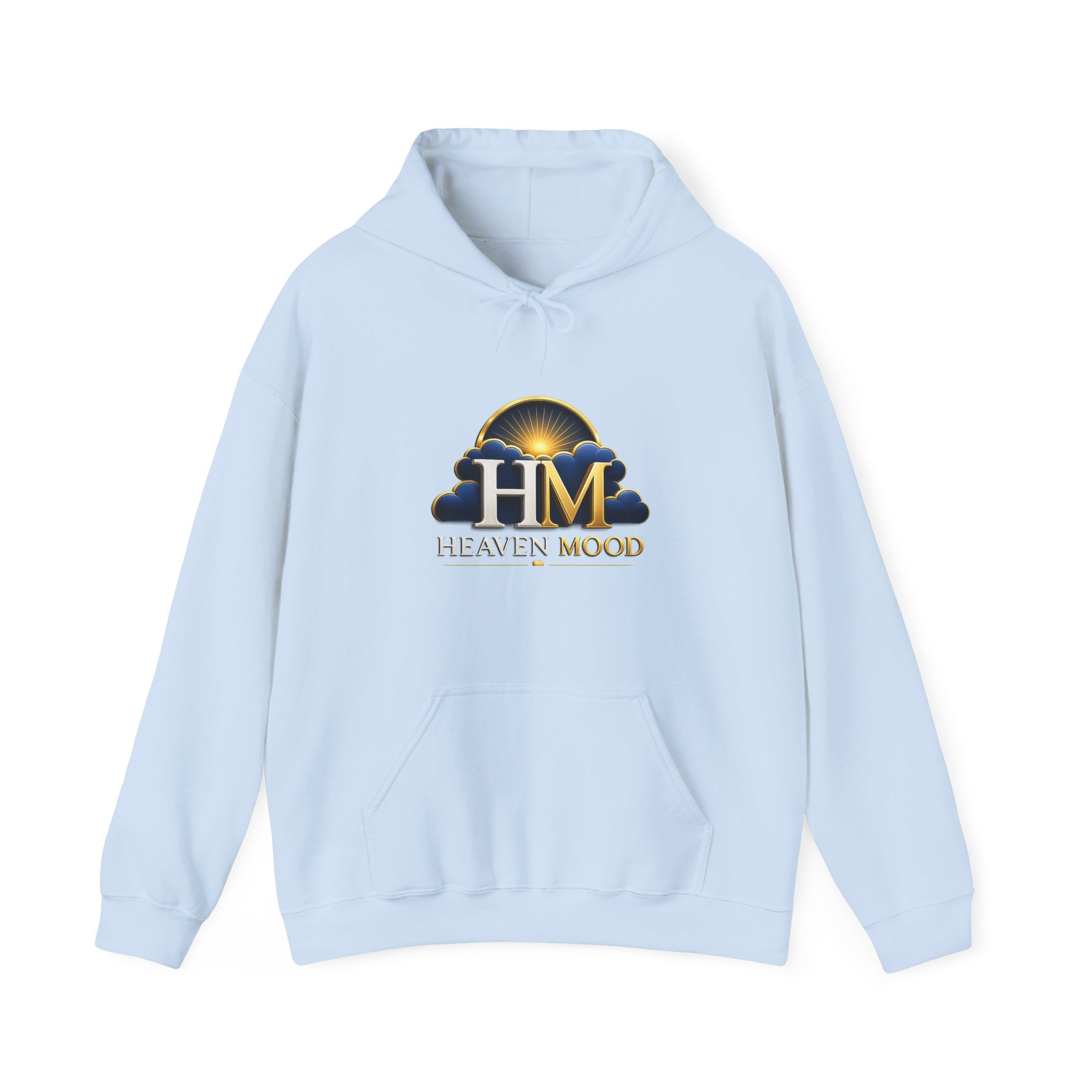 Heaven Mood Hoodie — Gold Cloud Logo Pullover