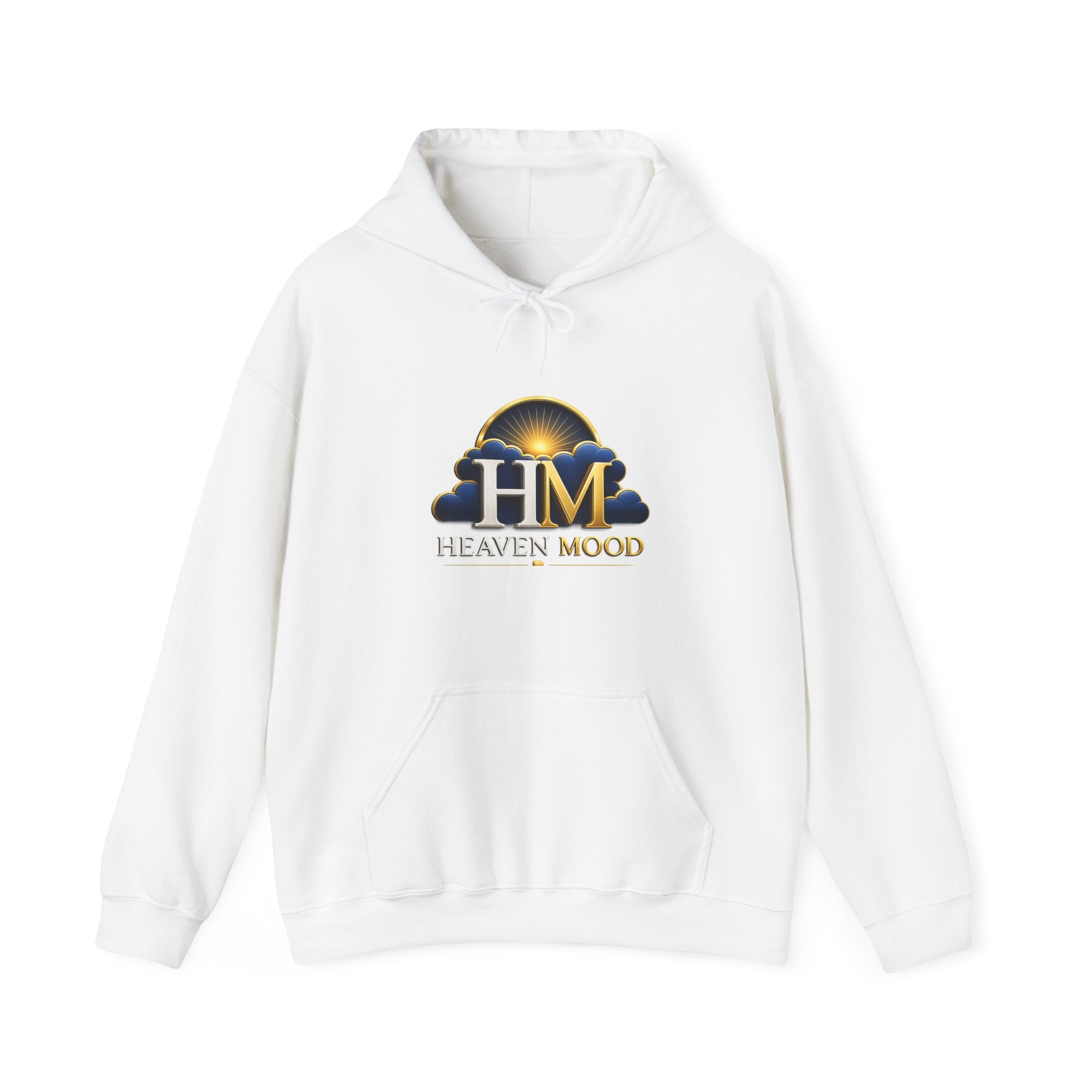 Heaven Mood Hoodie — Gold Cloud Logo Pullover