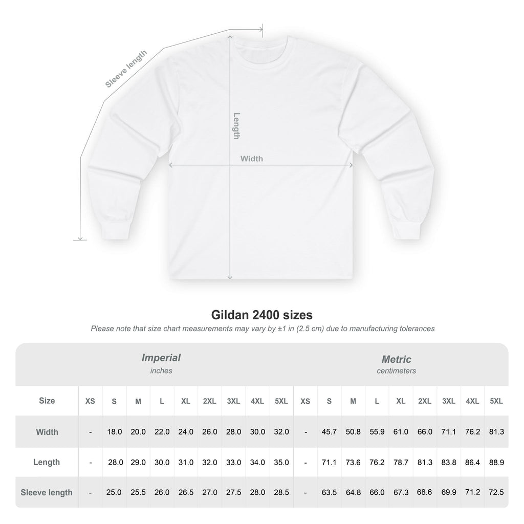 Inspirational Quote Long Sleeve Tee — Minimalist Positive Message Shirt