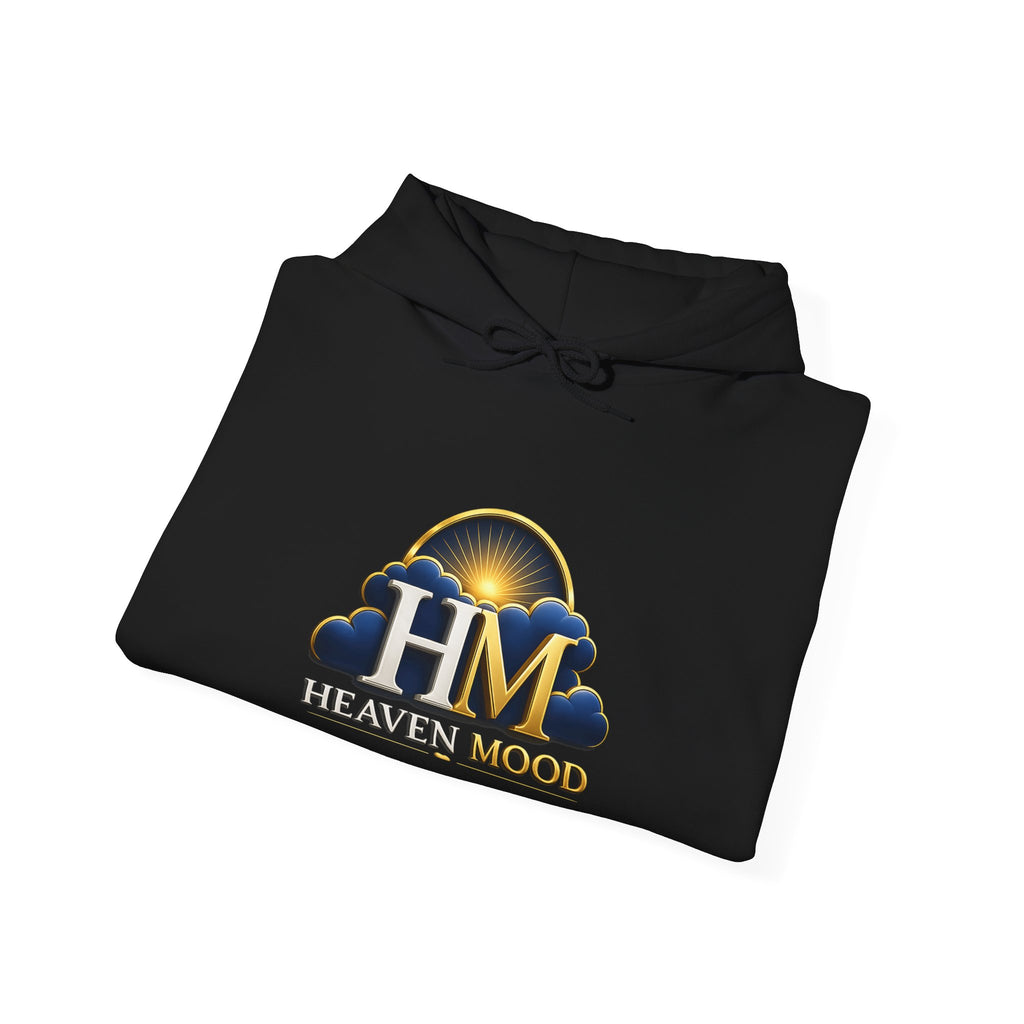 Heaven Mood Hoodie — Gold Cloud Logo Pullover