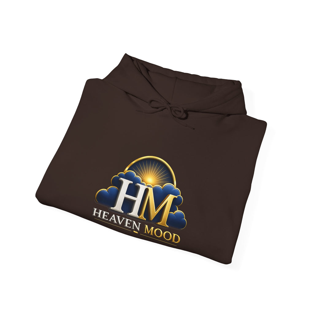 Heaven Mood Hoodie — Gold Cloud Logo Pullover