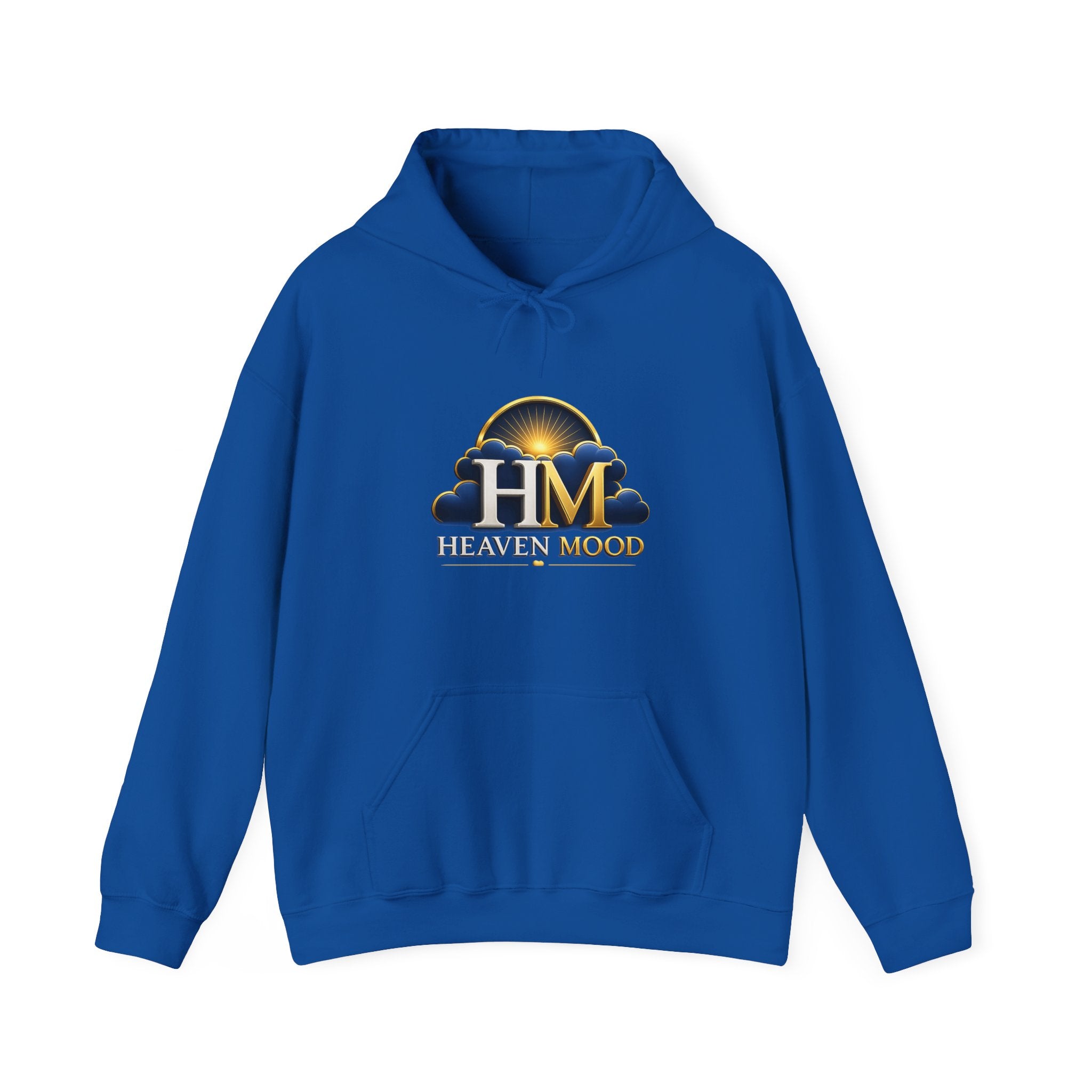 Heaven Mood Hoodie — Gold Cloud Logo Pullover