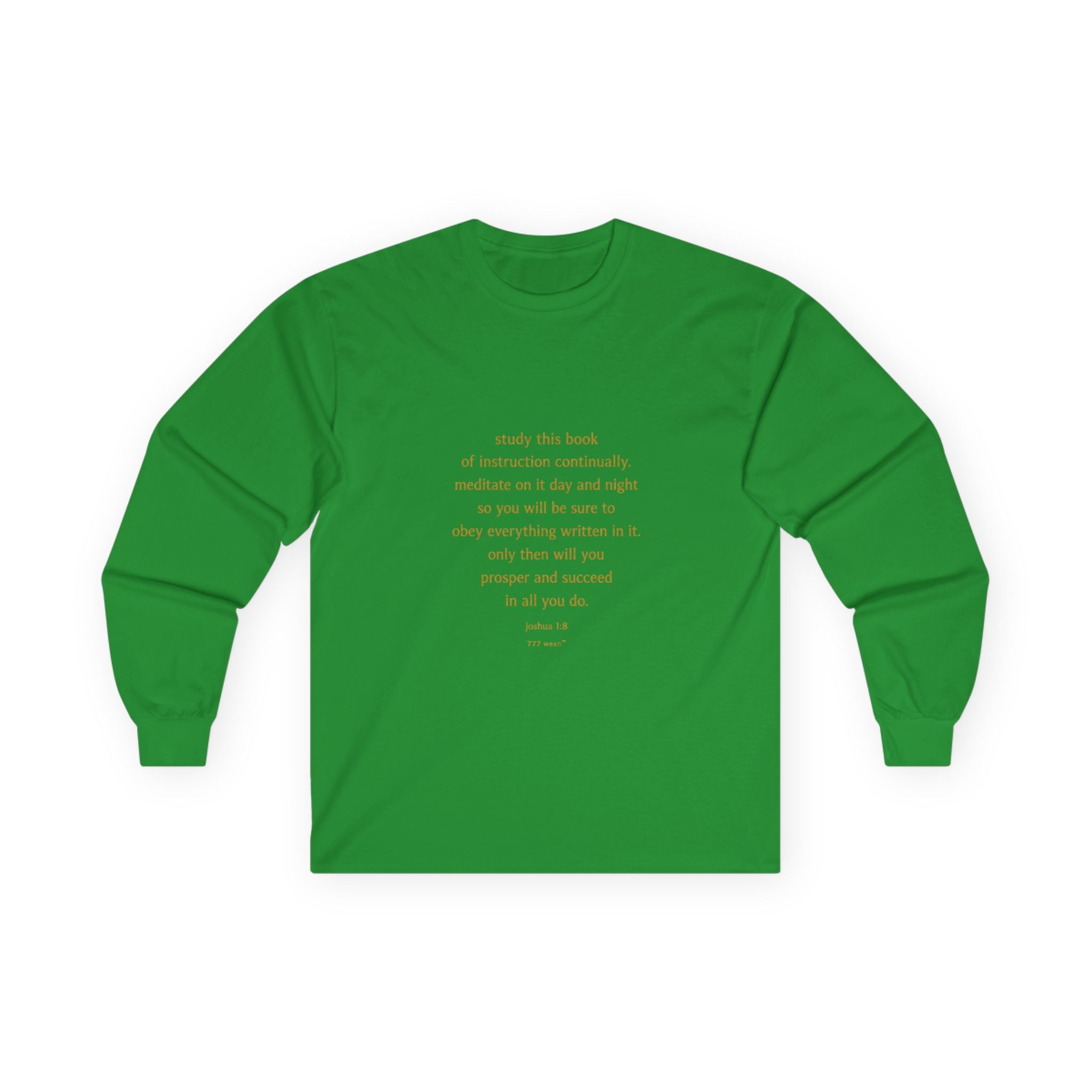 Inspirational Quote Long Sleeve Tee — Minimalist Positive Message Shirt