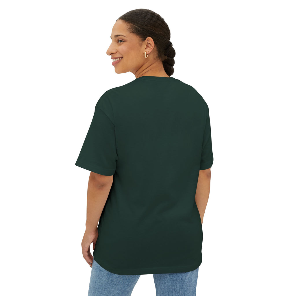 Boxy Tee — Minimal Gold '777' Lucky Number T-Shirt