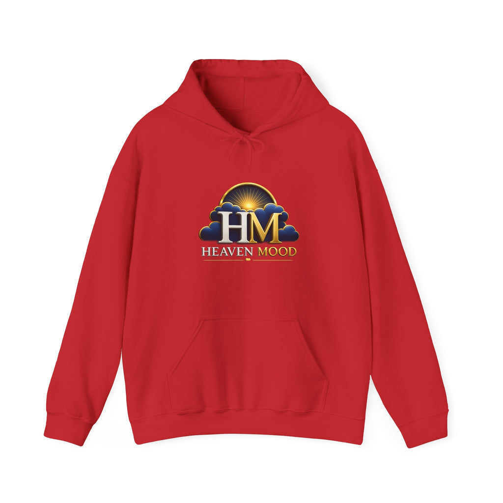 Heaven Mood Hoodie — Gold Cloud Logo Pullover