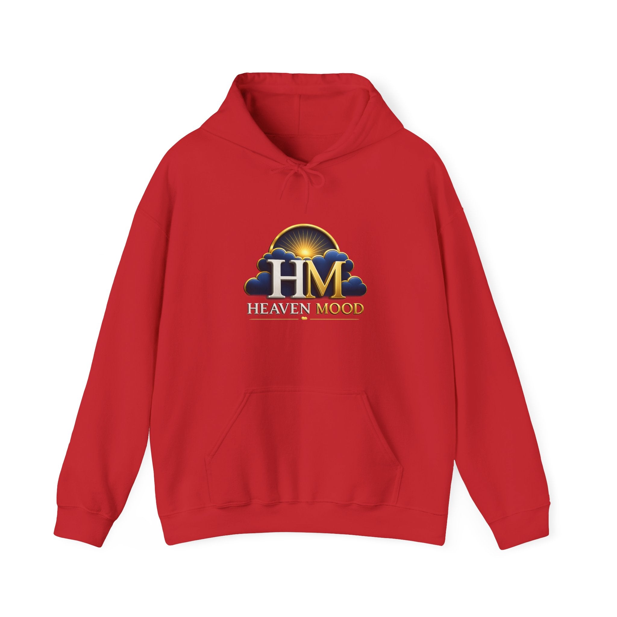 Heaven Mood Hoodie — Gold Cloud Logo Pullover
