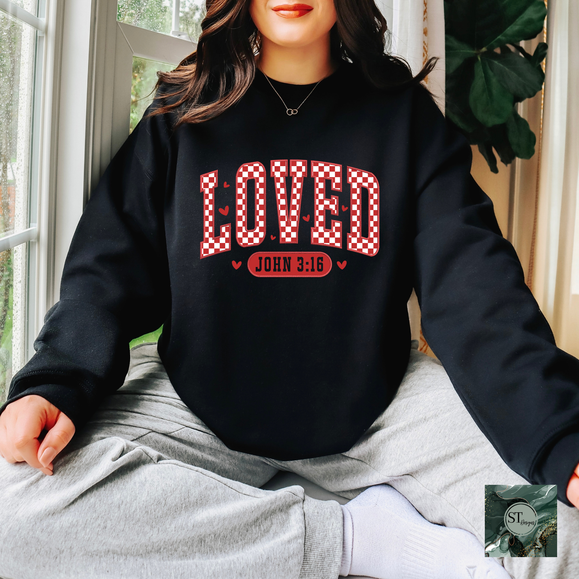 Loved John 3:16 T-shirt, Long sleeve and crewneck options unisex fit