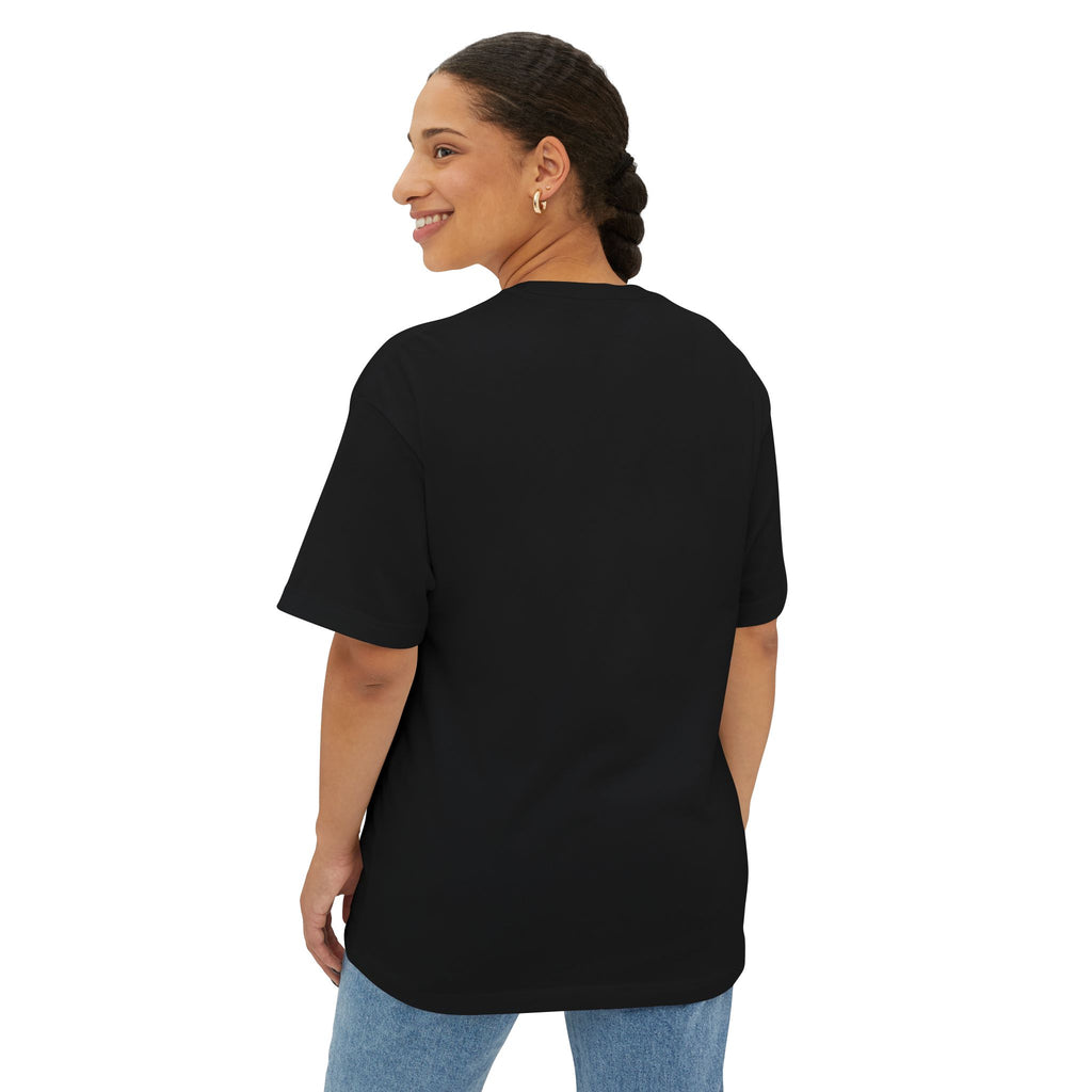 Boxy Tee — Minimal Gold '777' Lucky Number T-Shirt
