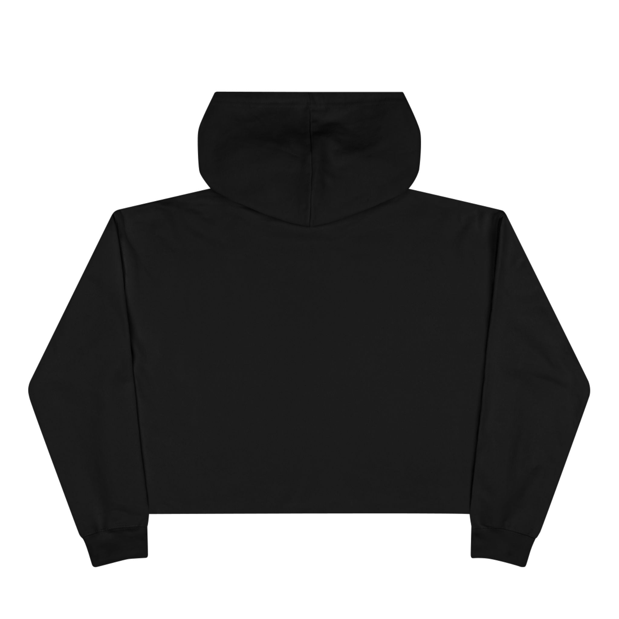 Lucky 777 Cropped Hoodie — Minimal Gold Number Graphic