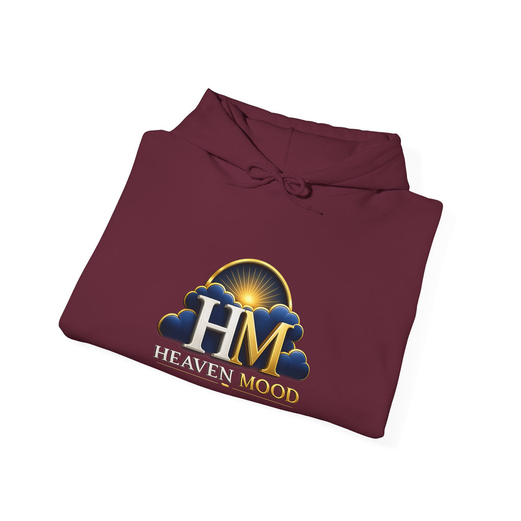 Heaven Mood Hoodie — Gold Cloud Logo Pullover