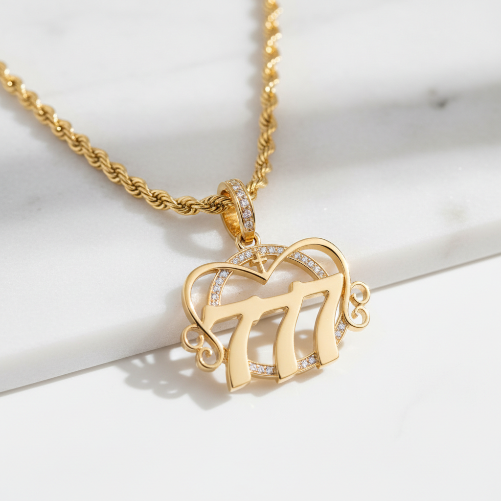 777 Gold Necklace