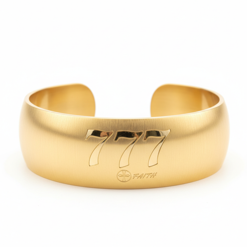 777 Men's Gold Bangle