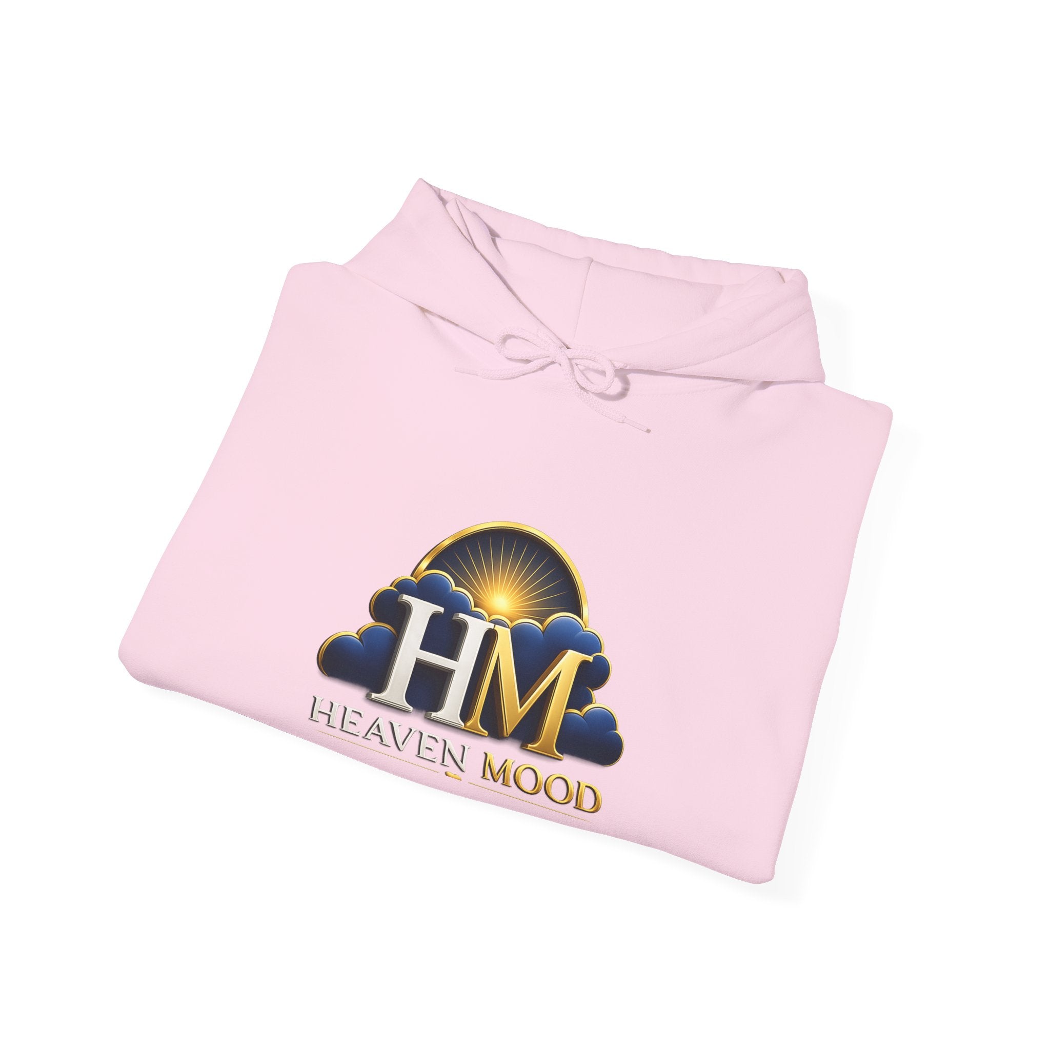 Heaven Mood Hoodie — Gold Cloud Logo Pullover