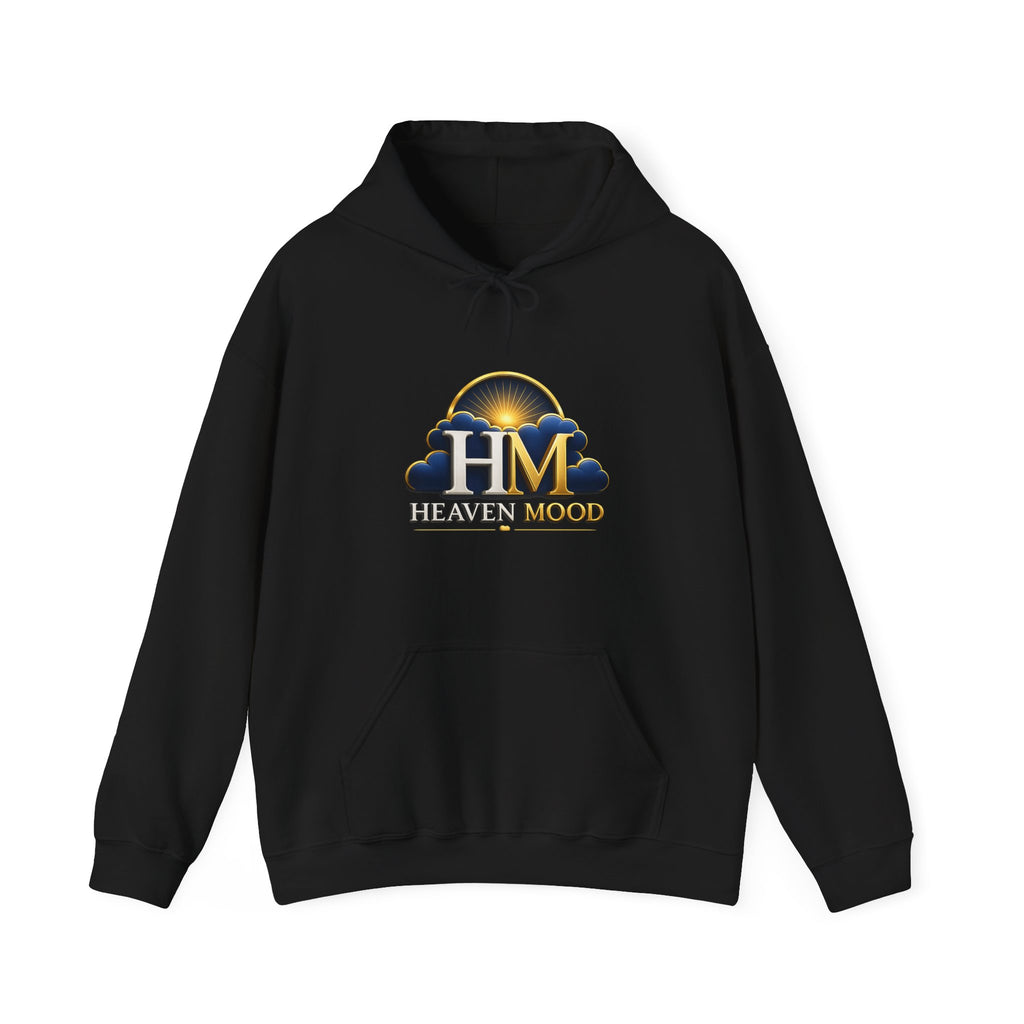 Heaven Mood Hoodie — Gold Cloud Logo Pullover