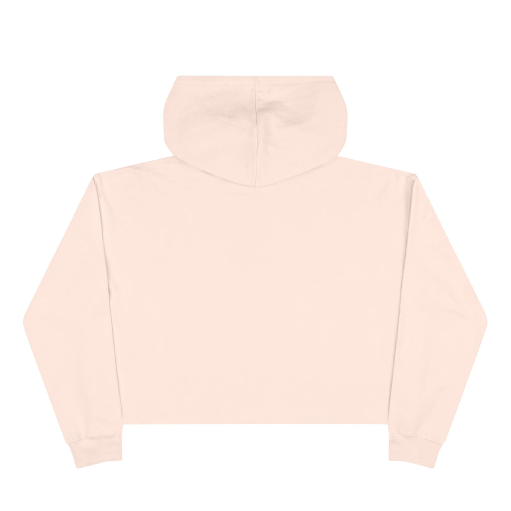 Lucky 777 Cropped Hoodie — Minimal Gold Number Graphic