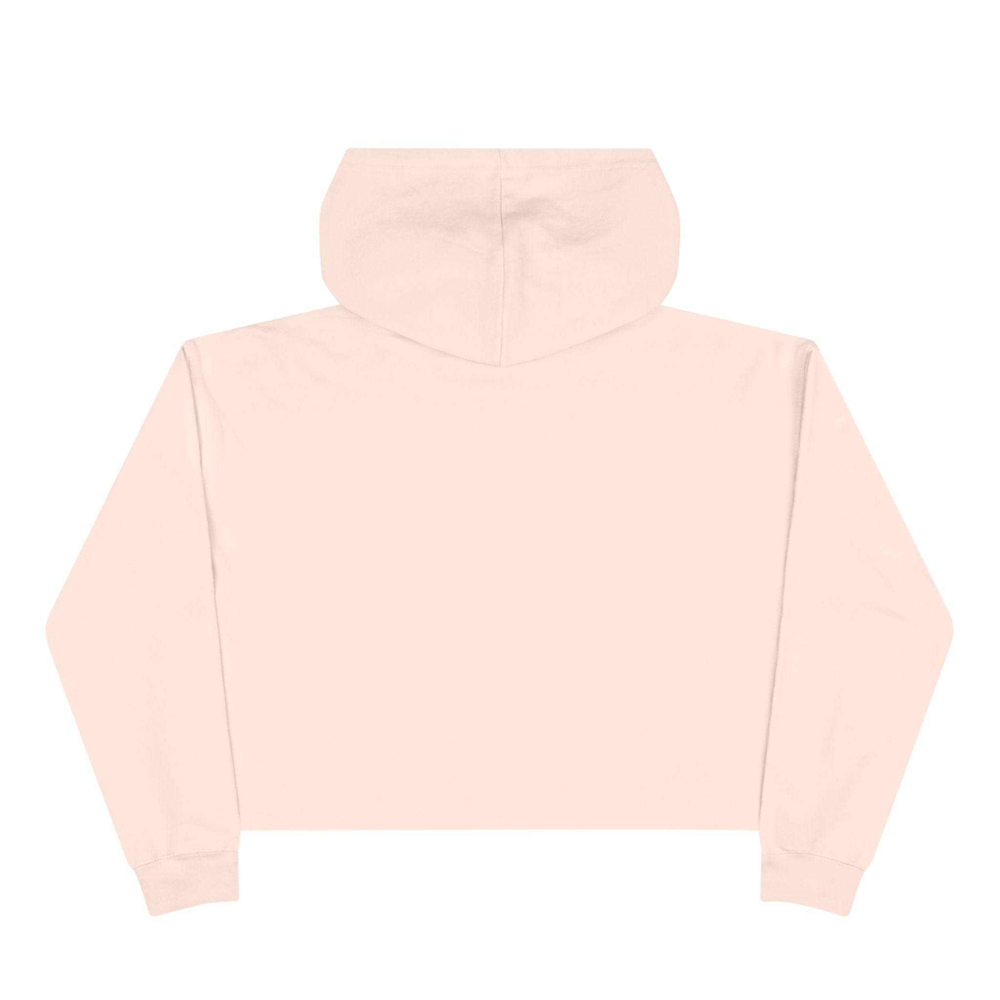 Lucky 777 Cropped Hoodie — Minimal Gold Number Graphic